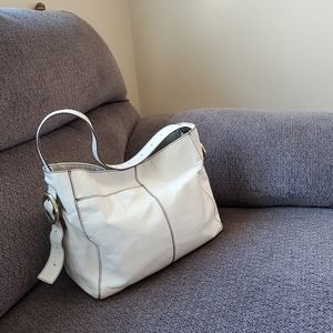Hobo render leather handbag